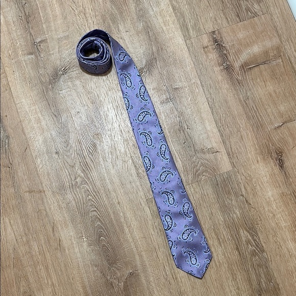 ROBERT TALBOTT CARMEL | Finest Silk Hand Sewn Paisley Tie - Picture 6 of 6